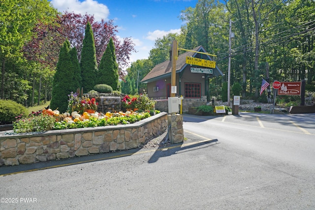 111 Blueridge Ln, Lords Valley, PA 18428 - view of asphalt street with traffic signs