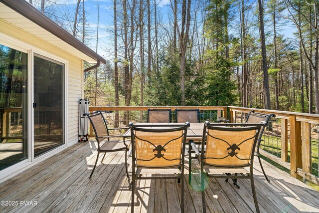 414 Leisure Loop, Milford, PA 18337 - deck with outdoor dining space