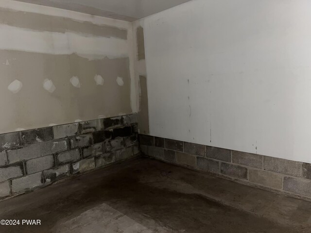 bathroom featuring tile patterned floors and walk in shower