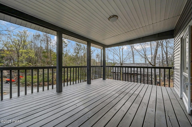110 Maple Dr, Greentown, PA 18426 - view of wooden terrace