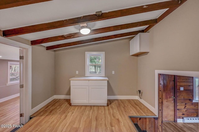 110 Maple Dr, Greentown, PA 18426 - unfurnished room with baseboards, a healthy amount of sunlight, and light wood-style flooring