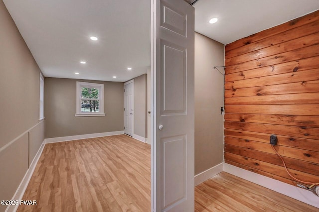 110 Maple Dr, Greentown, PA 18426 - interior space with recessed lighting, baseboards, and light wood-style floors