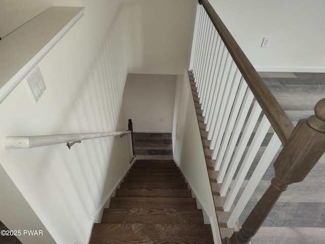 4409 Middleton Dr, Milford, PA 18337 - stairs with wood finished floors