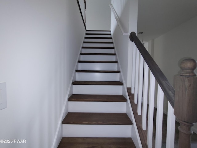 4409 Middleton Dr, Milford, PA 18337 - stairs with wood finished floors