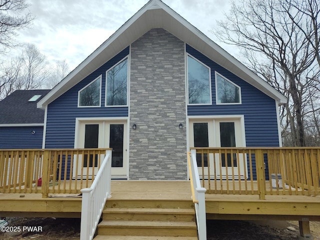 4409 Middleton Dr, Milford, PA 18337 - back of house featuring a deck