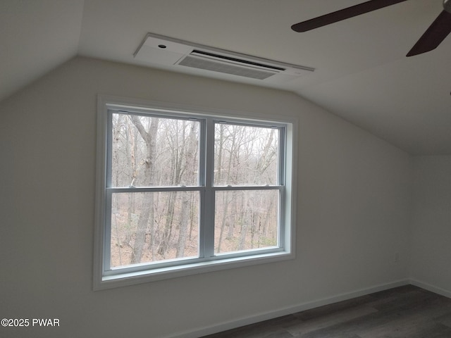 4409 Middleton Dr, Milford, PA 18337 - bonus room featuring lofted ceiling, ceiling fan, and plenty of natural light