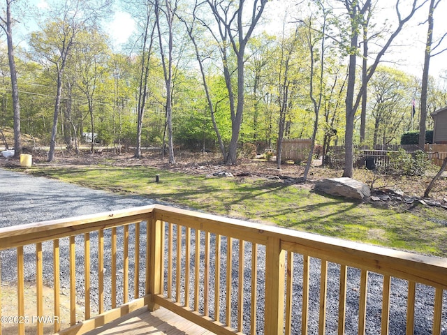 4409 Middleton Dr, Milford, PA 18337 - wooden terrace with fence