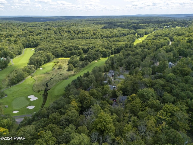 23 S Fairway Dr, Lake Ariel, PA 18436 - aerial overview of property's location featuring a forest and a local golf course