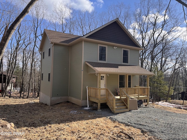 view of front of property