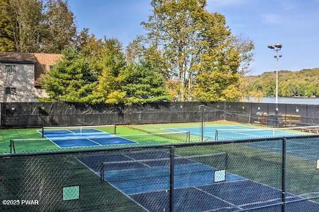 view of sport court