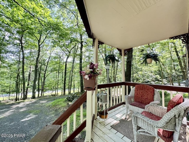 235 Falling Waters Blvd, Lackawaxen, PA 18435 - view of wooden deck