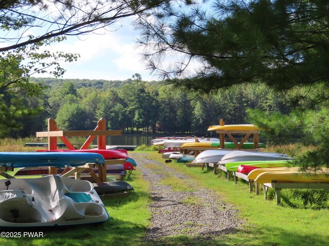 130 Grasshopper Ln, Greentown, PA 18426 - surrounding community with a wooded view