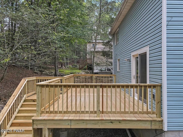 1180 Wallenpaupack Dr, Lake Ariel, PA 18436 - view of wooden terrace