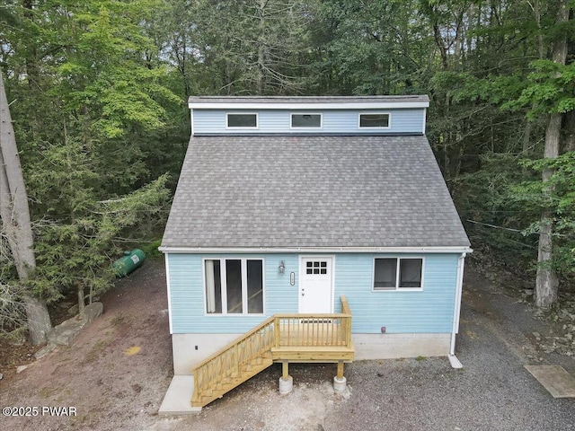 1180 Wallenpaupack Dr, Lake Ariel, PA 18436 - view of front of home featuring a shingled roof