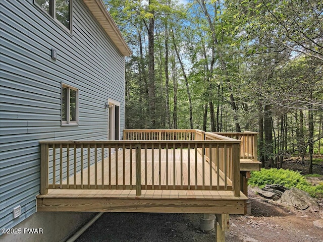 1180 Wallenpaupack Dr, Lake Ariel, PA 18436 - view of wooden deck