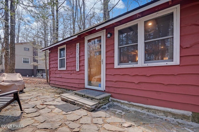 91 Bruin Rd, Lake Ariel, PA 18436 - doorway to property with a patio area