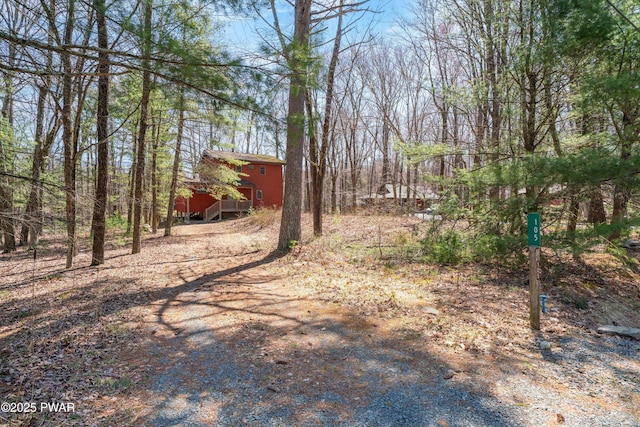 105 Tupelo Dr, Lords Valley, PA 18428 - view of dirt / gravel driveway