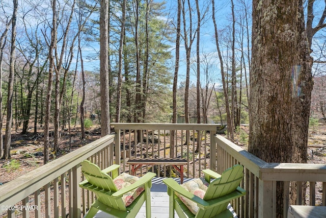 105 Tupelo Dr, Lords Valley, PA 18428 - view of wooden deck