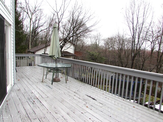169 N Lake Dr, Dingmans Ferry, PA 18328 - view of deck