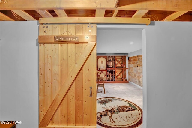 210 Fawn Lake Dr, Hawley, PA 18428 - corridor with recessed lighting