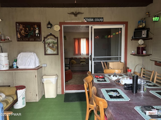 65 Cone Ln, Hawley, PA 18428 - dining area with carpet floors