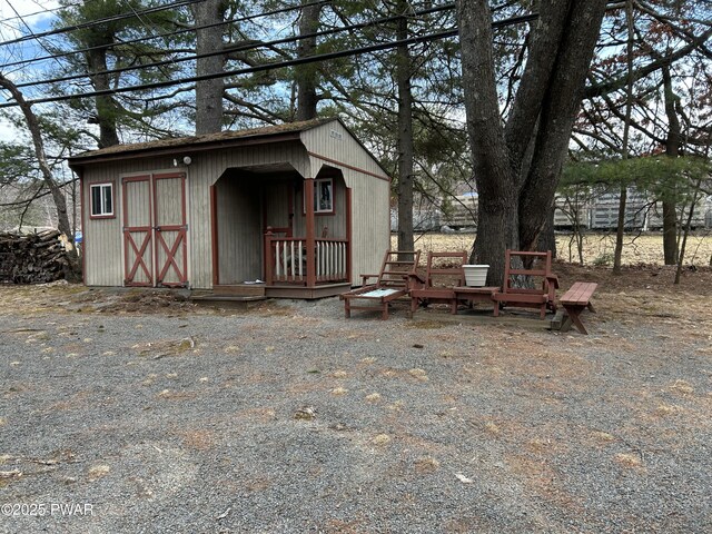 65 Cone Ln, Hawley, PA 18428 - view of outdoor structure featuring an outbuilding