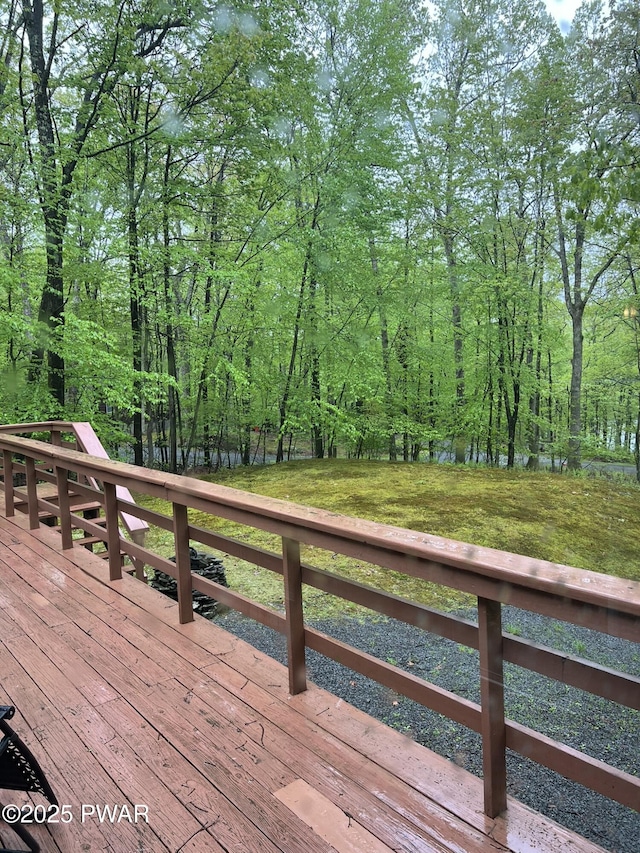 259 Florence Trl, Hawley, PA 18428 - deck with a lawn