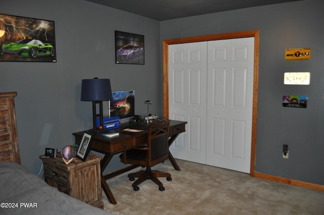 123 Fern Dr, Canadensis, PA 18325 - office featuring carpet floors and baseboards
