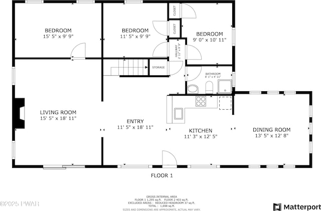 213 Powderhorn Dr, Lackawaxen, PA 18435 - property floor plan