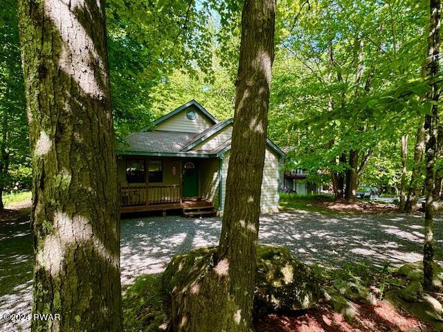 exterior space with covered porch