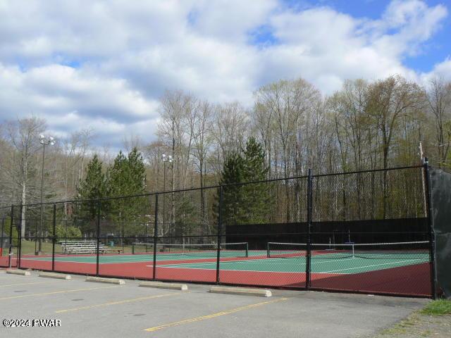 view of tennis court