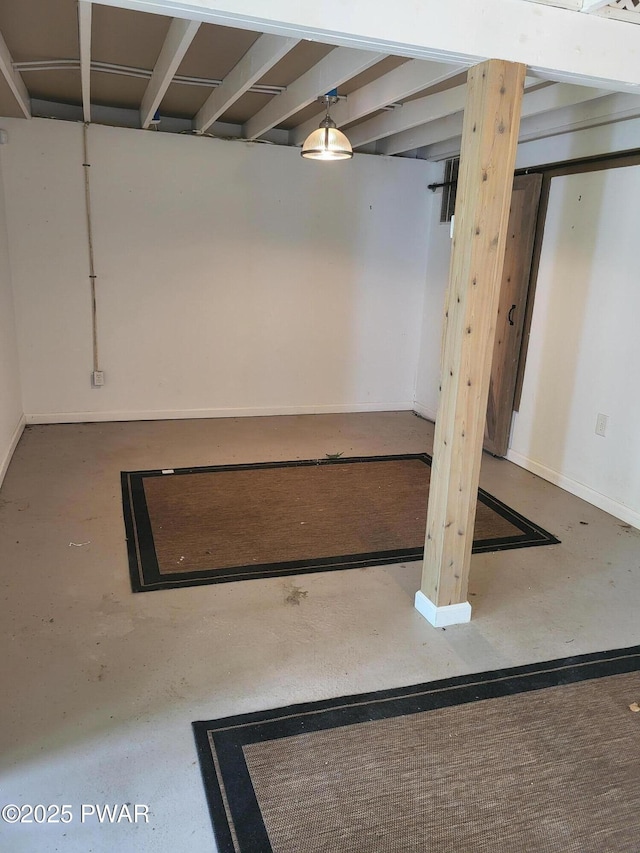 108 Juniper St, Dingmans Ferry, PA 18328 - finished basement with baseboards
