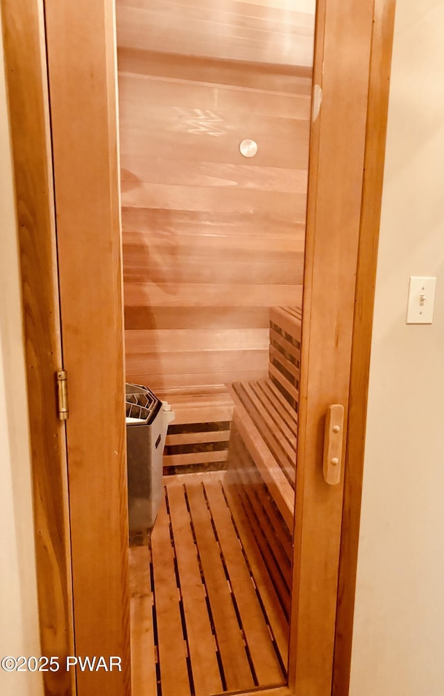 129 Skyview Rd, Dingmans Ferry, PA 18328 - relaxing sauna featuring wood walls