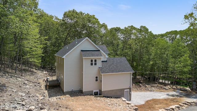 131 Song Mountain Dr, Tafton, PA 18464 - view of outdoor structure with a view of trees