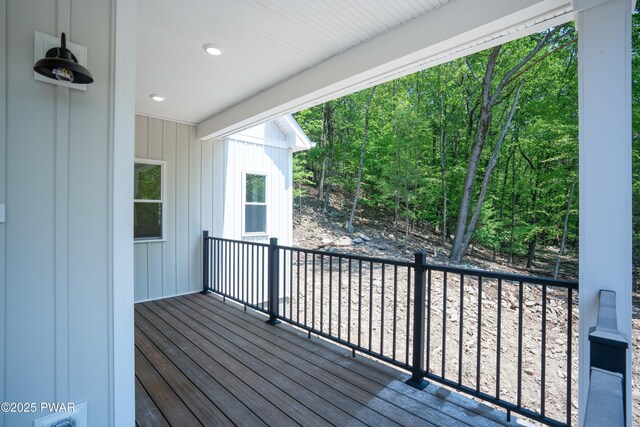 131 Song Mountain Dr, Tafton, PA 18464 - view of wooden deck