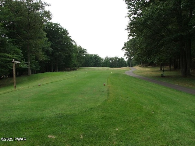101 Summit Dr, Greentown, PA 18426 - surrounding community featuring view of scattered trees, a yard, and view of golf course