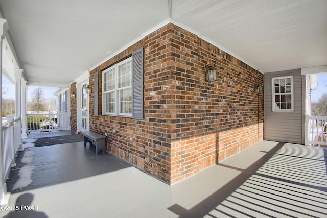 view of patio / terrace featuring covered porch