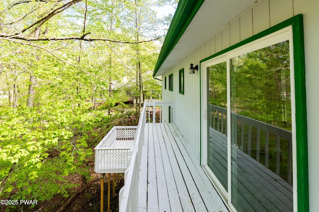 view of deck