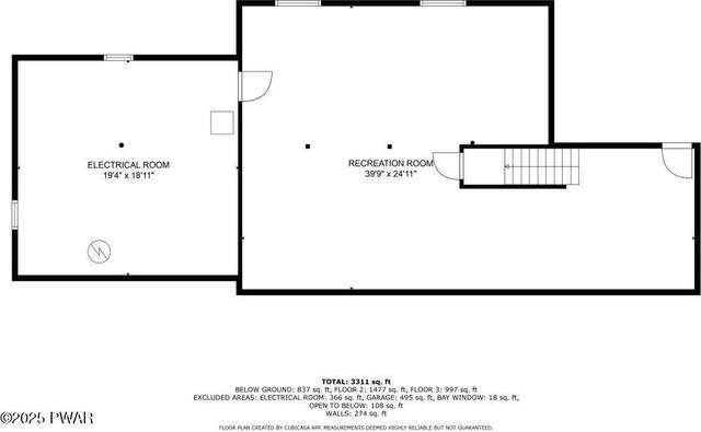 3043 Hemlock Rd, Stroudsburg, PA 18360 - room layout