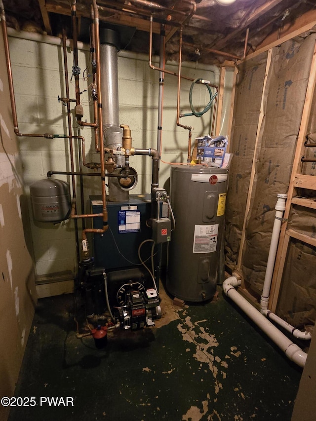 utilities with electric water heater