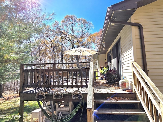 view of deck