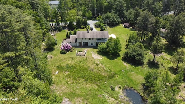 177 Crane Rd, Lakeville, PA 18438 - view from above of property