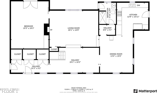 177 Crane Rd, Lakeville, PA 18438 - view of room layout