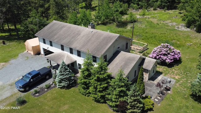 177 Crane Rd, Lakeville, PA 18438 - view from above of property