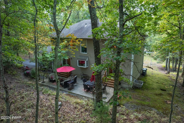 exterior space featuring a patio