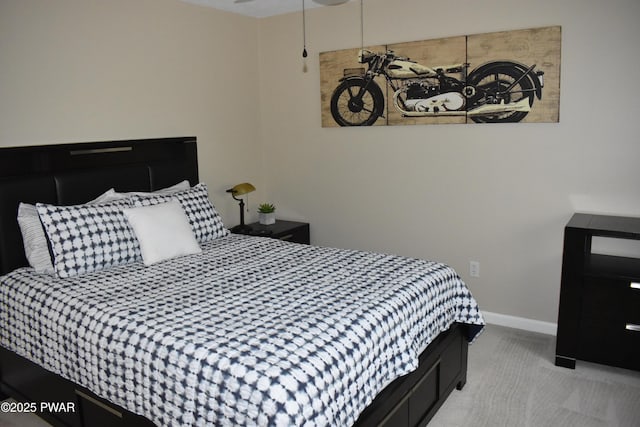 219 Mountain View Dr, Lords Valley, PA 18428 - carpeted bedroom with baseboards