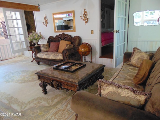 view of living room