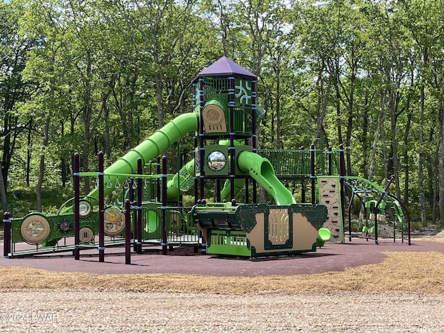 view of jungle gym