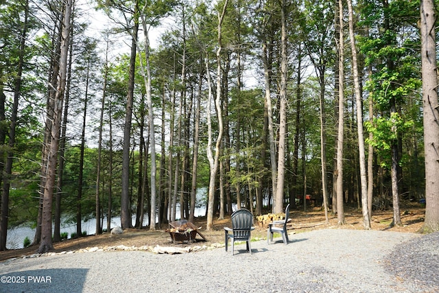132 N Lake Shore Dr, Dingmans Ferry, PA 18328 - view of yard