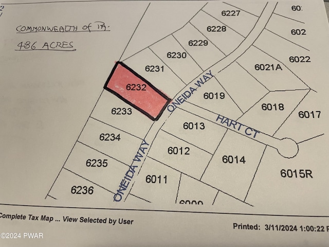 Oneida Way, Milford PA, 18337 land for sale